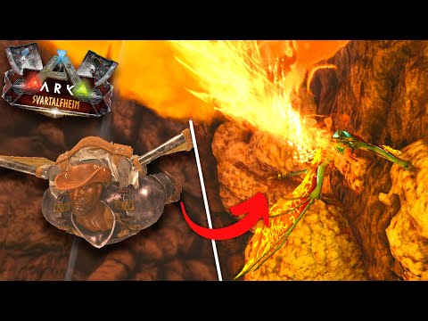 ¡ESTA CUEVA TIENE WYVERNS DE AZUFRE DENTRO! - ARK: SVARTALFHEIM #11