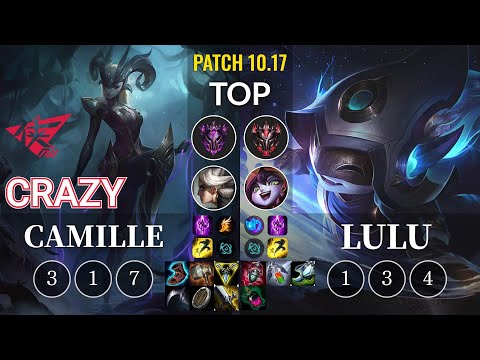 RW Crazy Camille vs Lulu Top - KR Patch 10.17