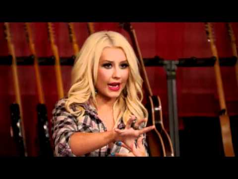 Team Xtina at Rehearsals