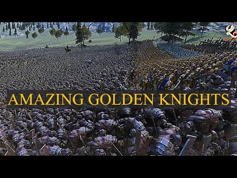 1000  GOLDEN KNIGHTS & 610 MEDIEVAL ARMY VS 20000 ORCS | ULTIMATE EPIC BATTLE SIMULATOR