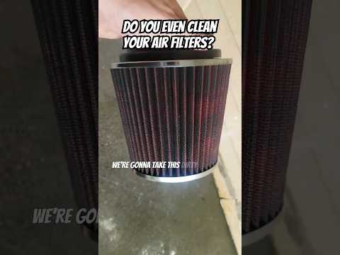 How to clean a reusable air filter? 🤔 #shorts