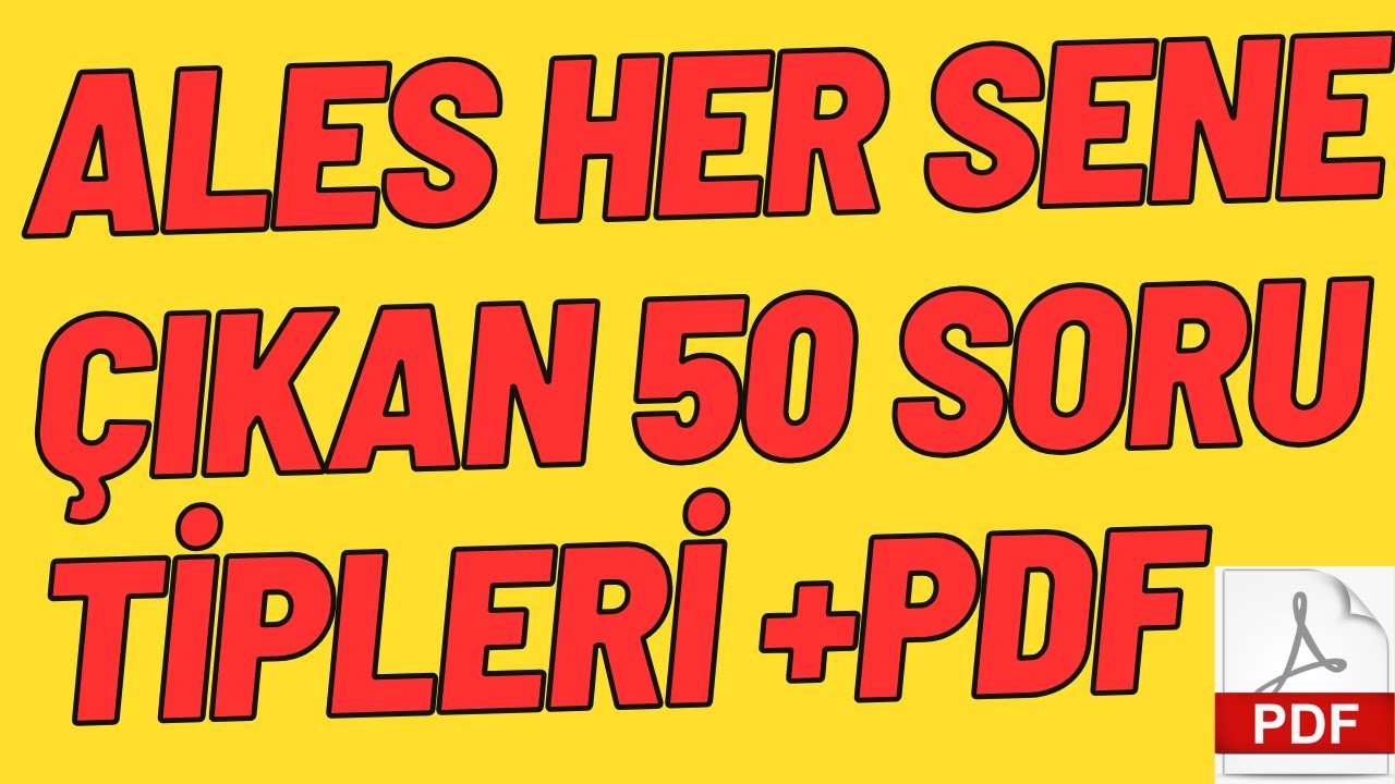 2025 ALES Matematik Her Sene Çıkan 50 Soru  2025 ALES Matematik Genel Tekrar PDF  2025 ales 3 #ales