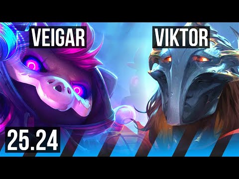 VEIGAR vs VIKTOR (MID) | KR Master | 25.24