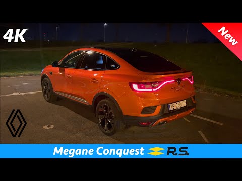 Renault Arkana RS Line 2022 - NIGHT review in 4K | Exterior - Interior (Ambient lights)
