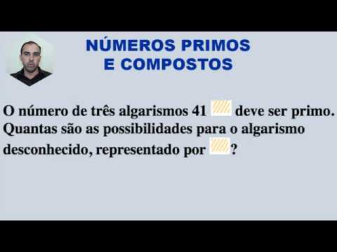 #MF6 Números primos e compostos - questão 2  | Matemática 6º ano