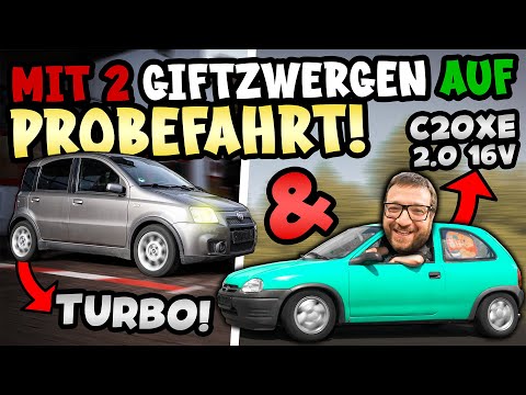 DARUM ist das FLUGPLATZRENNEN GESCHEITERT! | Opel Corsa B C20XE & Fiat Panda 200HP | Auf PROBEFAHRT!