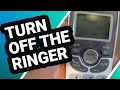 How Do I Turn Off The Ringer On A VTech Portable Phone