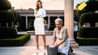 Quando o neto saía, a noiva humilhava a avó… até que a empregada fez algo inesperado