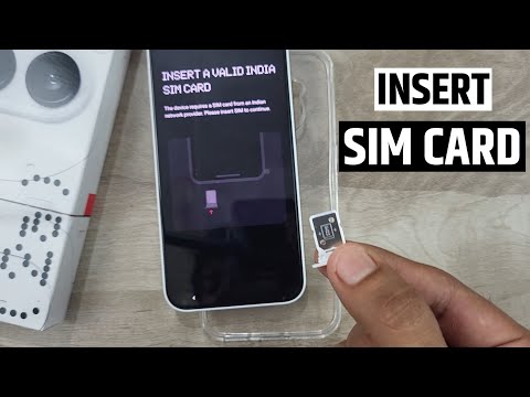 how to insert sim card in nothing phone 2a | nothing phone 2a me sim card kaise dale