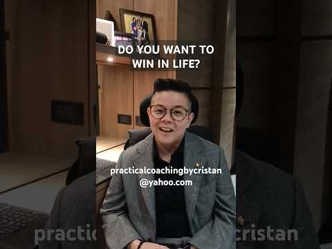 Let Coach Cris Tan help you WIN IN LIFE!