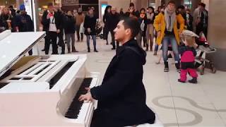 Playing Titanic and Perfect (by Ed Sheeran) in a Crowded Mall