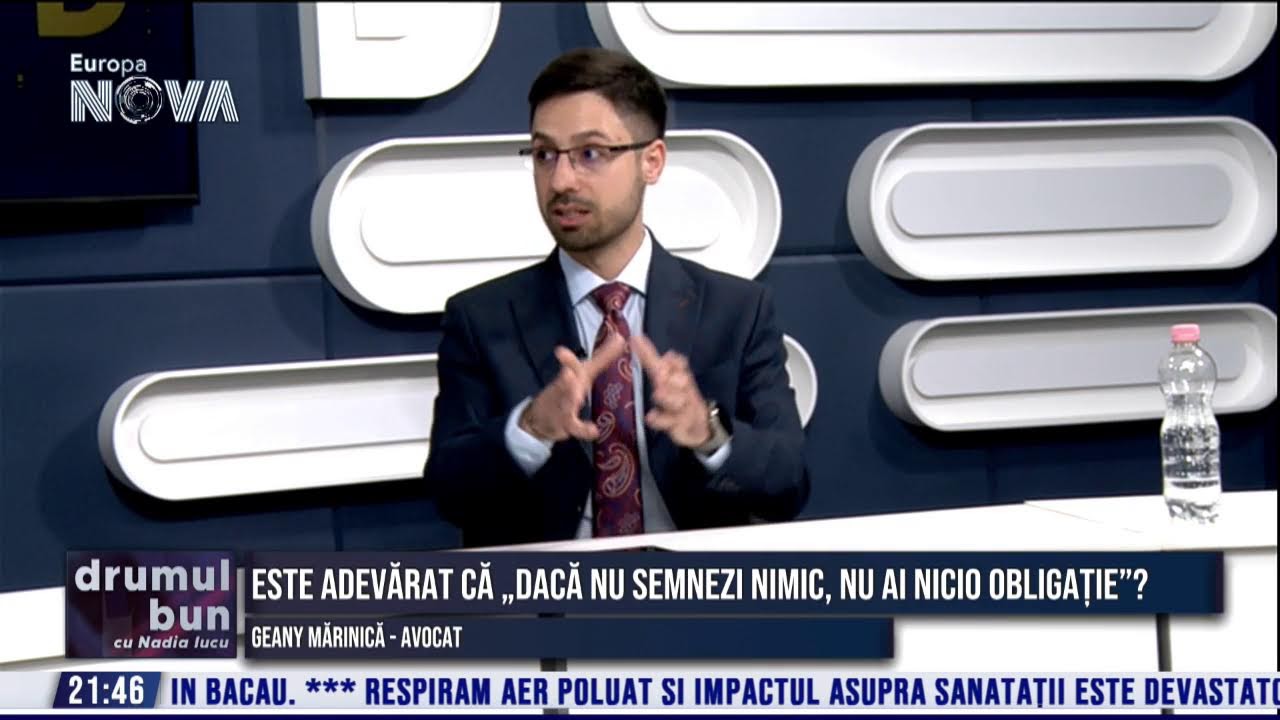 VIDEO (integral) emisiune Drumul Bun cu Nadia Iucu. Invitat: Geanny Mărinică -avocat