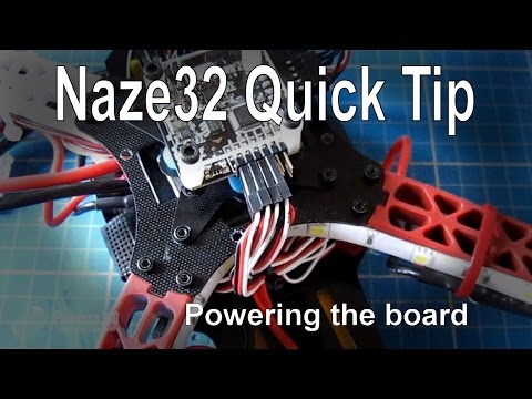 Naze32 Quick Tip - Powering the board (Linear, Switched and Optio/Opto ESCs)