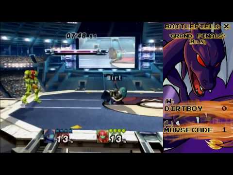 Battlefield X *GRAND FINALS* Dirtboy(Squirtle) vs Morsecode(Samus)