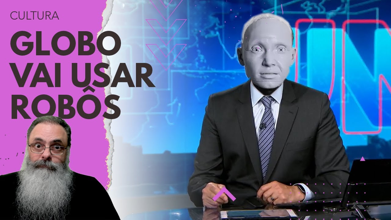REDE GLOBO planeja SUBSTITUIR parte de FUNCIONÁRIOS por ROBÔS para ECONOMIZAR e facilitar a PRODUÇÃO