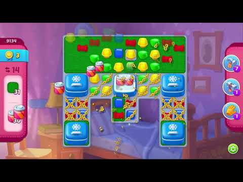 Homescapes level 9134 No Boosters 🏡 Gameplay Walkthrough Playrix