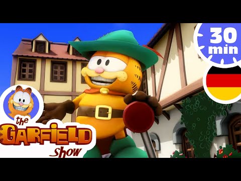🐱Garfield | Lustige Abenteuer und Streich-Roboter!🤖 Garfield Episoden Compilation