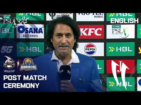 Post Match Ceremony | Lahore Qalandars vs Karachi Kings | English | Match 06 | HBL PSL 11 | MZB1U