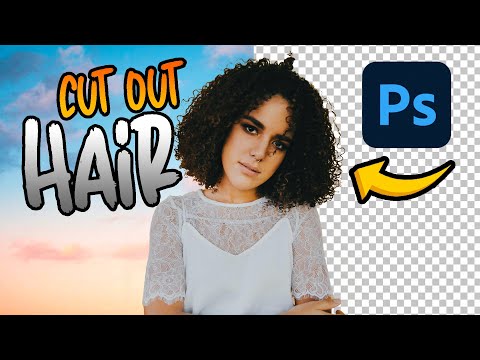 How to CUT OUT Hair in Photoshop FAST // Easy Photoshop Tutorial 2022