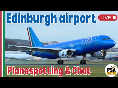 Saturday 10.1.26🔴LIVE plane spotting from Edinburgh airport✈️Aviation action + CHAT