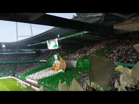 SV Werder Bremen vs FC Bayern München - 24.04.2019 - DFB-Pokal Halbfinale - Ostkurve