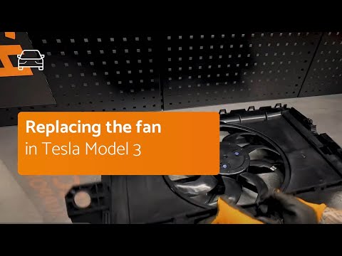 How to replace the fan in Tesla Model 3