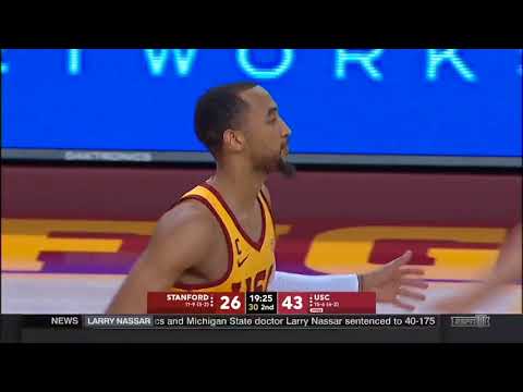 Men's Basketball: USC 69, Stanford 64 - Highlights 1/24/18