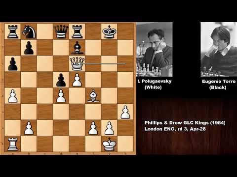 Lev Polugaevsky vs Eugenio Torre - London (1984)