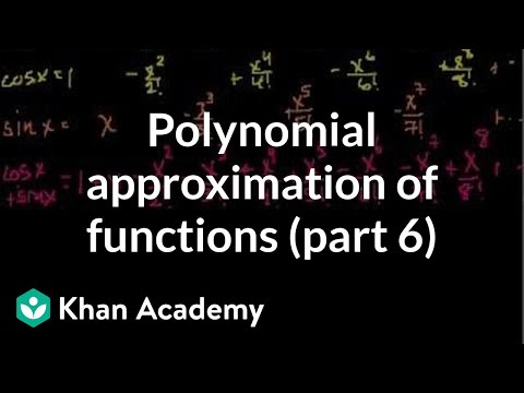 Polynomial Approximation of Functions Part 6