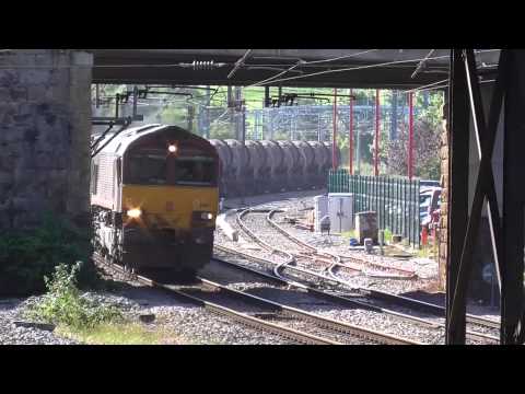 66107 6s94 Dollands Moor - Irvine china clay tanks, 26th August 2015