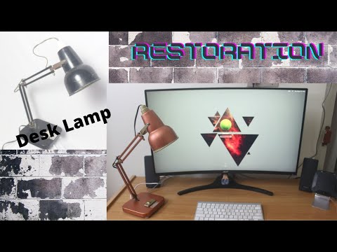 RESTORATION of  Desk Lamp  #restoration #desklamp