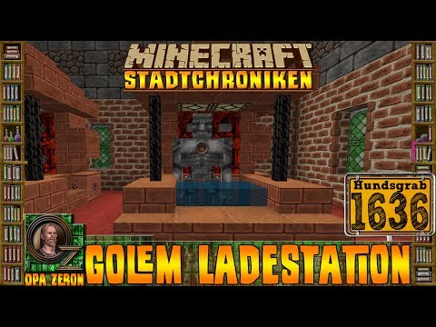 MINECRAFT Stadtchroniken [#1636] Golem Ladestation [HD+Deutsch]