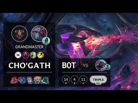 Cho'Gath Bot vs Varus - KR Grandmaster Patch 10.7
