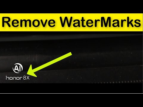 How To Remove Camera WaterMarks On Honor 8x , Honot 9Lite & Any Honor Mobile