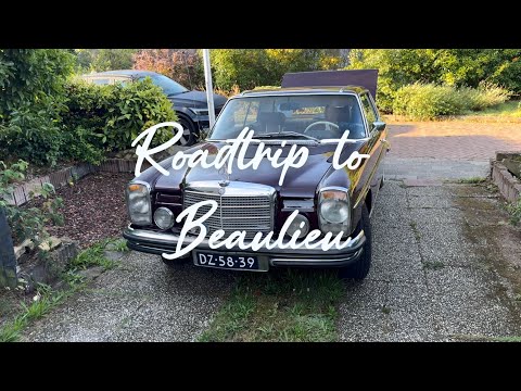 Road trip to Beaulieu with the Mercedes 250 C