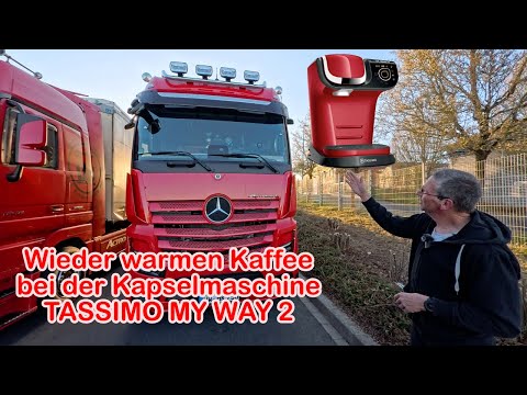 Finally warm coffee in the truck again with the TASSIMO MY WAY 2