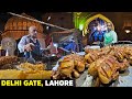 Lahori Chargha at Delhi Gate | Local Street Food of Walled City of Lahore, Pakistan