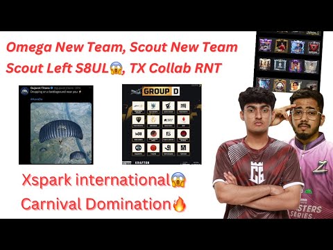 Scout Left S8UL😱| Godlike international | Omega New Team | Xsaprk & Revenant Collab | Esports Talks