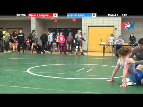 60 KG RR - Brieana Delgado (OKCU Gator) vs. Jennifer Page (Titan Mercury)