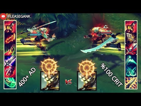 CRIT vs ON HIT MASTER YI FULL BUILD FIGHT! & 18 LEVEL | 1v1!