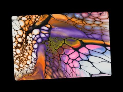 (297) Bloom Swipe - Arteza Paints - Acrylic Fluid Painting