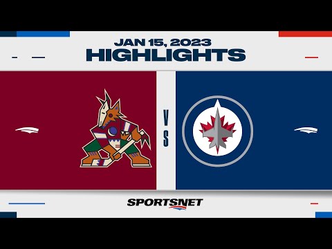 NHL Highlights | Coyotes vs. Jets - January 15, 2023