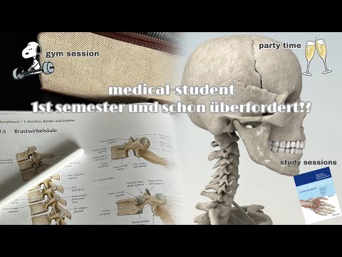 Medizinstudium  1. Semester 👩🏼‍⚕️ ||  1. TESTAT, SPORT 🏈 und PARTY 🎉