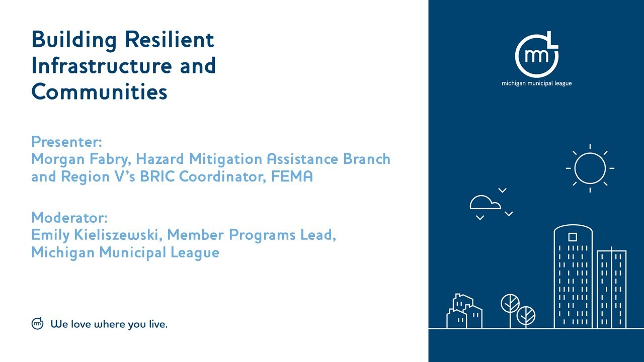 Building Resilient Infrastructure and Communities