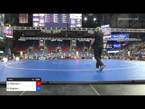 94 Lbs Semifinal - Haakon Peterson, Wisconsin Vs Rider Seguine, Idaho A1c2