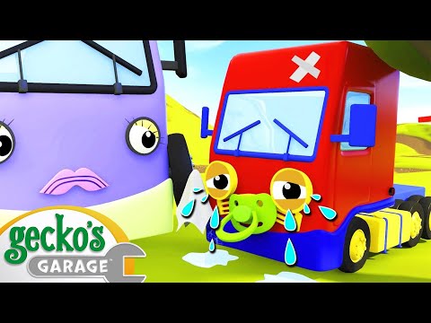 Baby Boo Boo Song 🤒 Gecko's Garage | Trucks For Children | Cartoons For Kids