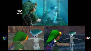 Switch 2 vs 3DS vs N64 - Zelda Ocarina of Time Remake Graphics Comparison