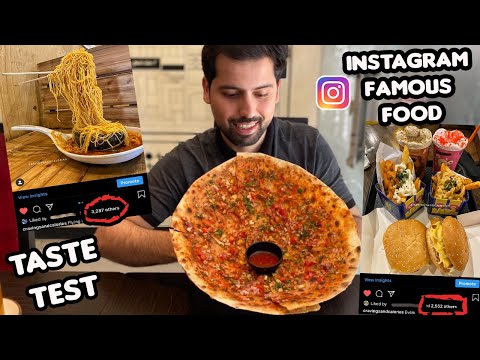 Eating Instagram Famous Food || Trending Food