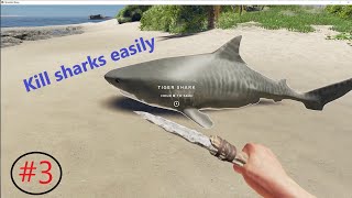 How to kill sharks in stranded deep: Early game (ep 3)