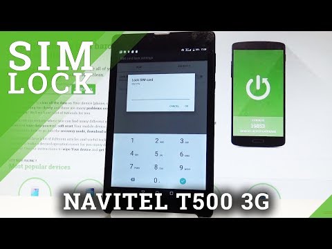 How to Set Up SIM Lock in NAVITEL T500 3G - Activate PIN |HardReset.Info